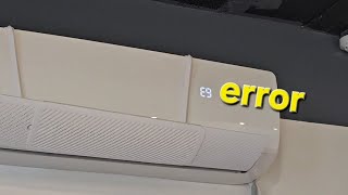 E9 ERROR MIDEA SPLIT TYPE, 3 TONS