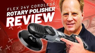 BEST Cordless Rotary? FLEX FX3311 24V Cordless Rotary Polisher Review \u0026 Unboxing