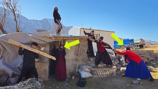 Tat on the Hilltop 6: Preparing the cabin platform for Hassan's family migration