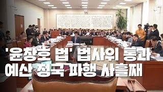 예산 정국 파행 3일째...'윤창호 법' 법사위 통과 / YTN