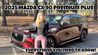 A REAL MOM CAR TOUR: 2025 Mazda CX 90 Premium Plus