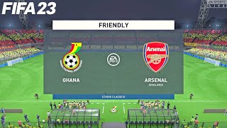 FIFA 23 | Ghana vs Arsenal - Club Friendly - Full Gameplay