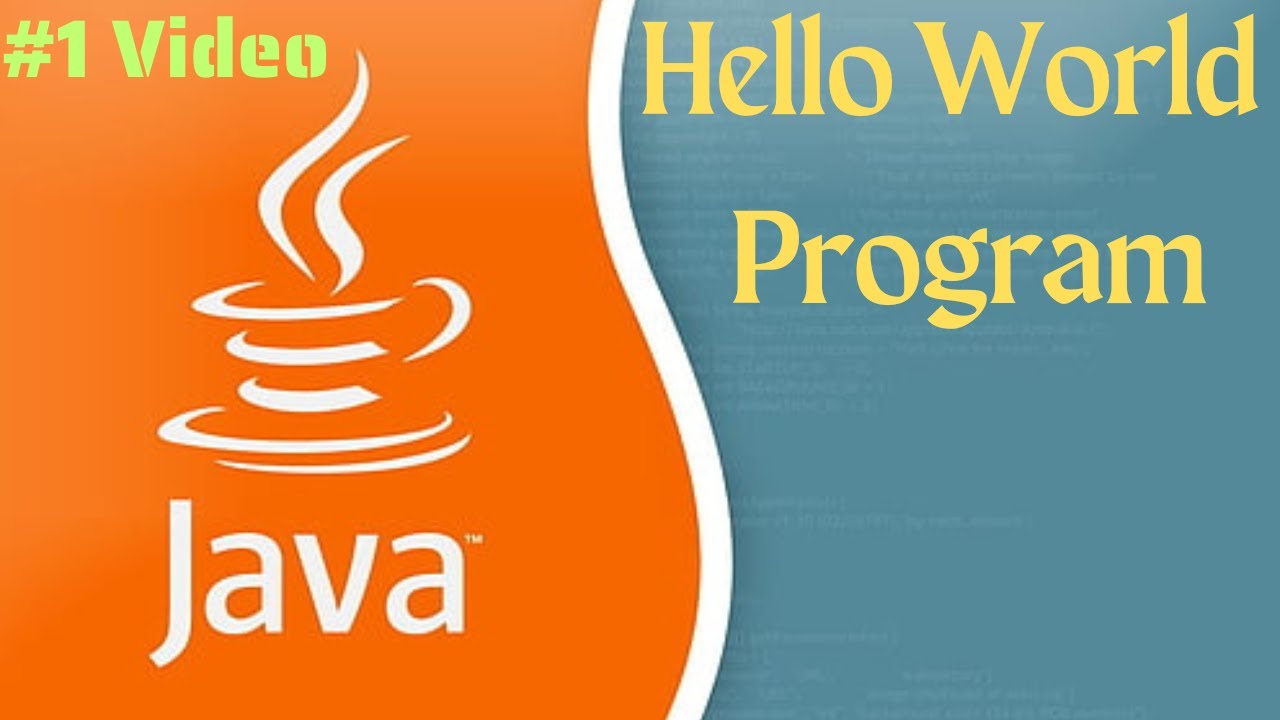 Java First Program || #1Video || Java Hello World Program || Hello ...