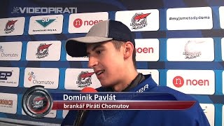 Dominik Pavlát poznává seniorský hokej během tréninků s A-týmem