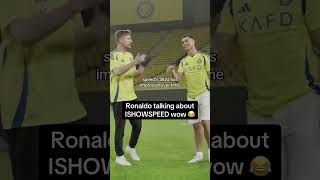 Ronaldo reacts to IshowSpeed siu