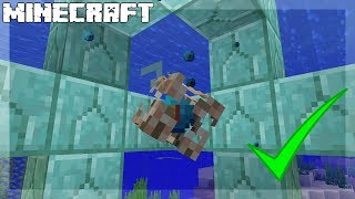 MINECRAFT | How to Activate a Conduit! 1.15.2