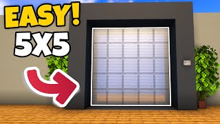 Minecraft SIMPLE 5X5 Redstone Piston DOOR! [1.21] Tutorial