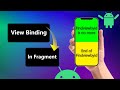 ViewBinding in fragment- Forget about findViewById | Android Studio Kotlin [2022]