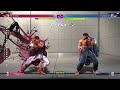 프로도 사용하는 강력한 류 콤보 ryu combo used by pros sf6 demo