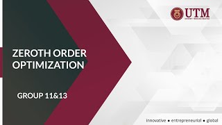 Zeroth-Order Optimization | Group 11\u002613