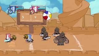 Castle Crashers Remastered PS4!!!!!!!! First Playthrough With Sarah (Part 2)