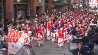 ほにや出陣式・その２　～2013高知よさこい祭り・本祭１日目(はりまや橋競演場)