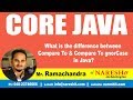 Core Java Tutorials | What is the difference between Compare To & Compare To gnorCase in Java?