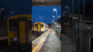 The Long Missing painted TfW 150279 passes Llanharan