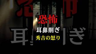 【戦慄】豊臣秀吉の恐怖！残虐な刑罰「耳鼻削ぎ」の真相～歴史の闇に隠された衝撃の真実【 歴史 恐怖 ミステリー 日本史 豊臣秀吉】【予告編⑤】