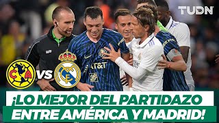 EL COLOR: 🔥Así fue el intenso choque entre Real Madrid y América I TUDN
