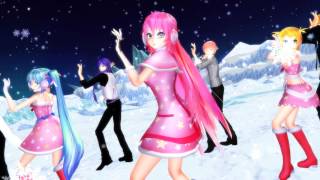 [MMD] Gokuraku Jodo (極楽浄土) - Luka, Miku, Rin, KAITO, Gakupo, VY2 \u0026 Sora