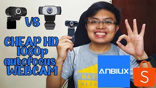 ANBIUX 1080P Autofocus Webcam from Shopee! Installation, Review and Comparison