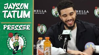 Jayson Tatum APOLOGIZES to Jaylen Brown for Breaking His Face | Celtics vs Hornets