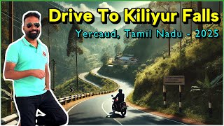 🌿 Scenic Bike Ride: Yercaud to Kiliyur Falls | Tamil Nadu || 2025 🌊