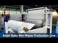 Small Baby Wet Wipes Production Line | Semi Auto Wet Tissue Making Machine