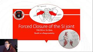 Forced closure of the SI joint