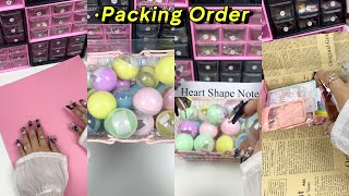 Packing Order ASMR | Small Business |Lets packaging together