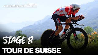 2022 Tour de Suisse - Stage 8 Highlights | Cycling | Eurosport