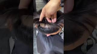 perfect hair Bonding , perfect style  #hairextensions #hairstyle #hairpatch #humanhair,#hairsystems