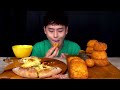 pizza asmr mukbang compilation big bites eating sounds