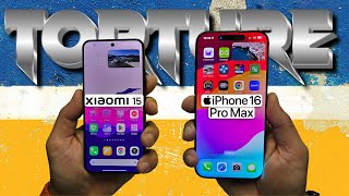 Xiaomi 15 vs iPhone 16 Pro Max 1 Hour Torture Test - A18 Pro vs Snapdragon 8 Elite - Who Survives🔥?