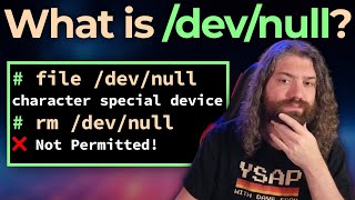 `/dev/null` is Super Useful! But it can also be weird. You Suck at Programming #072