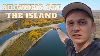 Welcome to the Island - The Forks, Grassy Lake Alberta