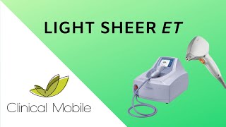 LIGHT SHEER ET - Apresentação equipamento depilação a laser (Clinical Mobile - Locações