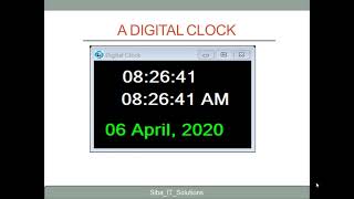 How to make your own Digital Clock in visual Basic (V.B)