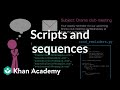 Scripts and sequences | Intro to CS - Python | Khan Academy