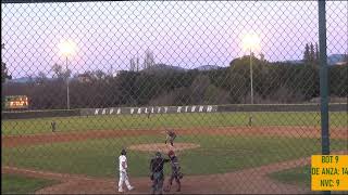 2025 NVC Baseball; De Anza College vs Napa Valley