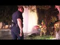 Driver takes out fire hydrant, creating huge geyser