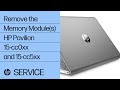 Remove the Memory Module(s) | HP Pavilion 15-cc0xx and 15-cc5xx | HP