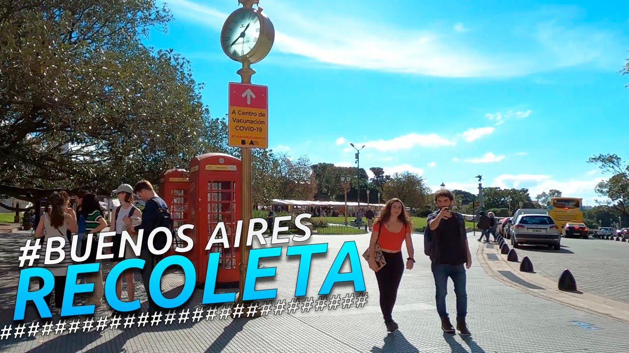 Recorriendo RECOLETA I BUENOS AIRES I ARGENTINA I 4K Walking Tour VLOG ...