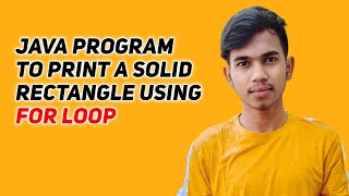 Java program to print a solid rectangle🔥 | Code with Aakash