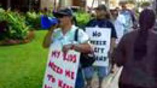 Oct 16, 2007 ILWU Picket at Pacific Beach Hotel