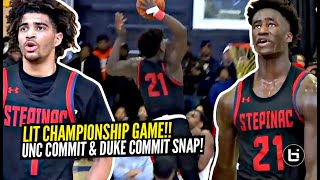 Duke Commit CRAZY POSTER DUNK To Seal The CHAMPIONSHIP Game!! Adrian Griffin & RJ Davis WENT OFF!