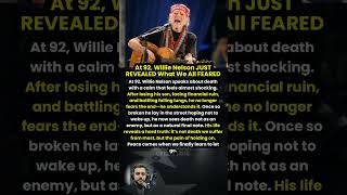 At 92, Willie Nelson JUST REVEALED What We All FEARED #shorts