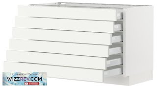 SEKTION / MAXIMERA IKEA Base cabinet 6 fronts/6 low drawers white/Vallstena white Review