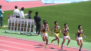 日本学生陸上 Men 800m 予選2組 2013.6.23