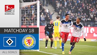 Spectacular Last Minutes | HSV - Eintracht Braunschweig 4-2 | All Goals | MD 18 – Bundesliga 2