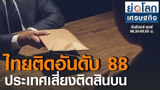 TRACE ชี้ ไทยติดอันดับ 88 ประเทศเสี่ยงติดสินบน : ย่อโลกเศรษฐกิจ 20 พ.ย.63