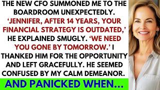 New CFO Fired Me After 14 Years Claiming My Methods Were 'Outdated ' Then He Panicked When