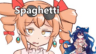 joon yorigami teaches shion yorigami how to say spaghetti / touhou random